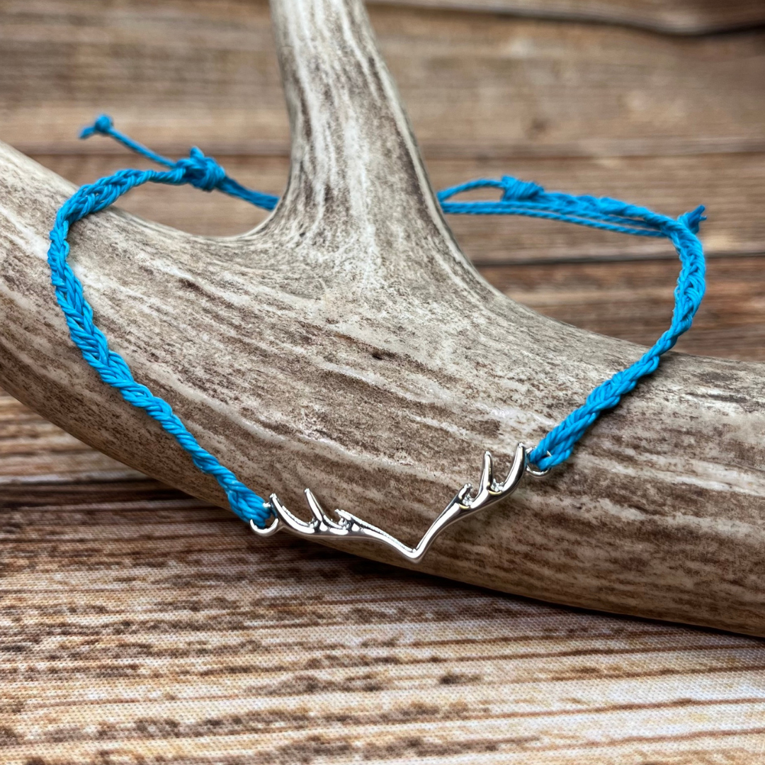 Adjustable Antler Bracelet | Women's Comfortable Hand-Woven Rope Antler ...