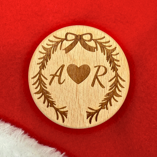 Personalized Holiday Beech Wood Box