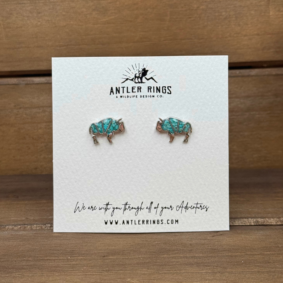 Bison Stud Earrings