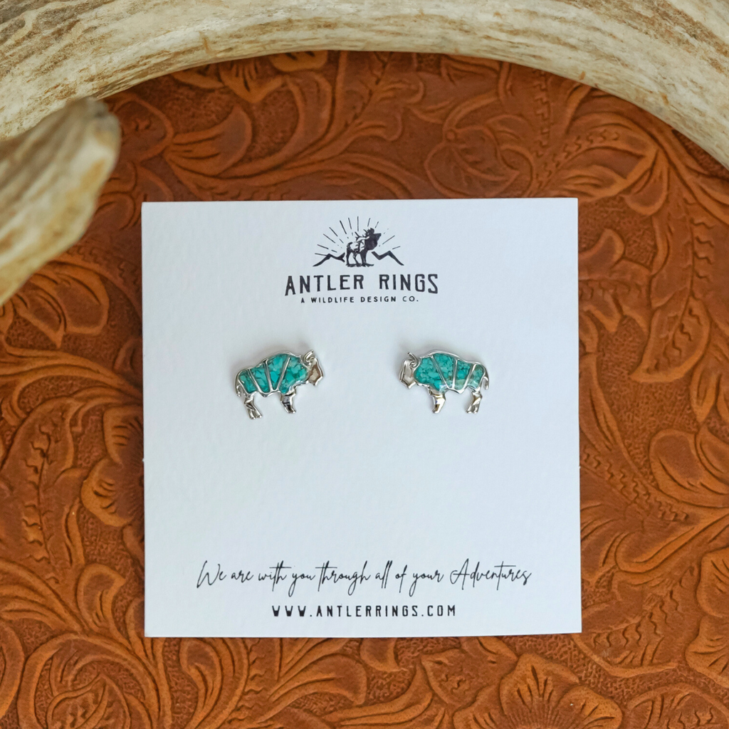 Bison Stud Earrings
