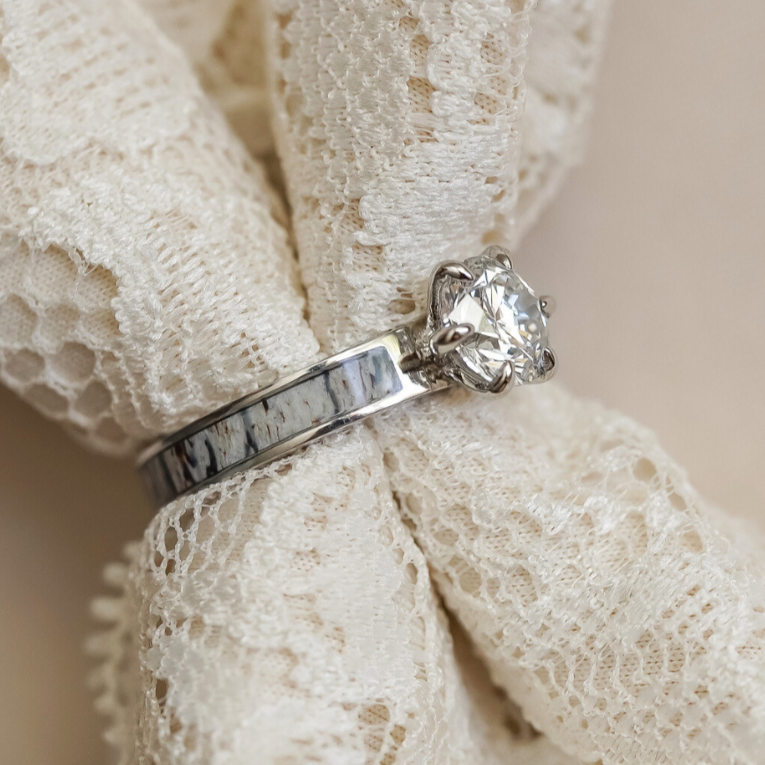 Diamond Cascade Ring Diamond Information – AntlerRings.com