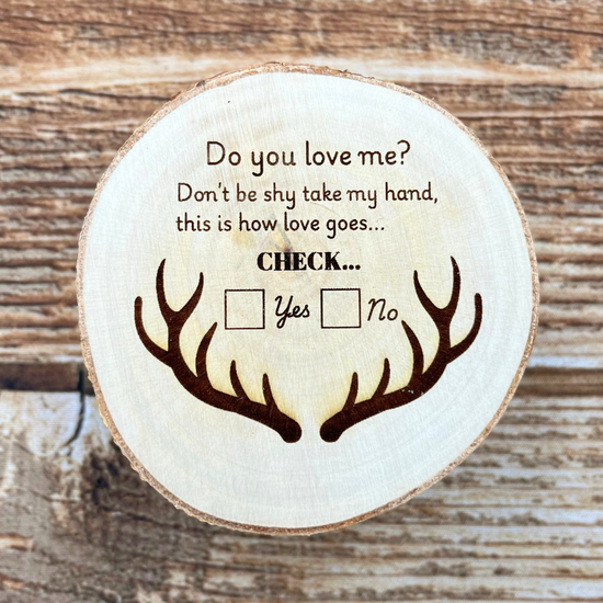 Engraved Birch Wood Gift Box
