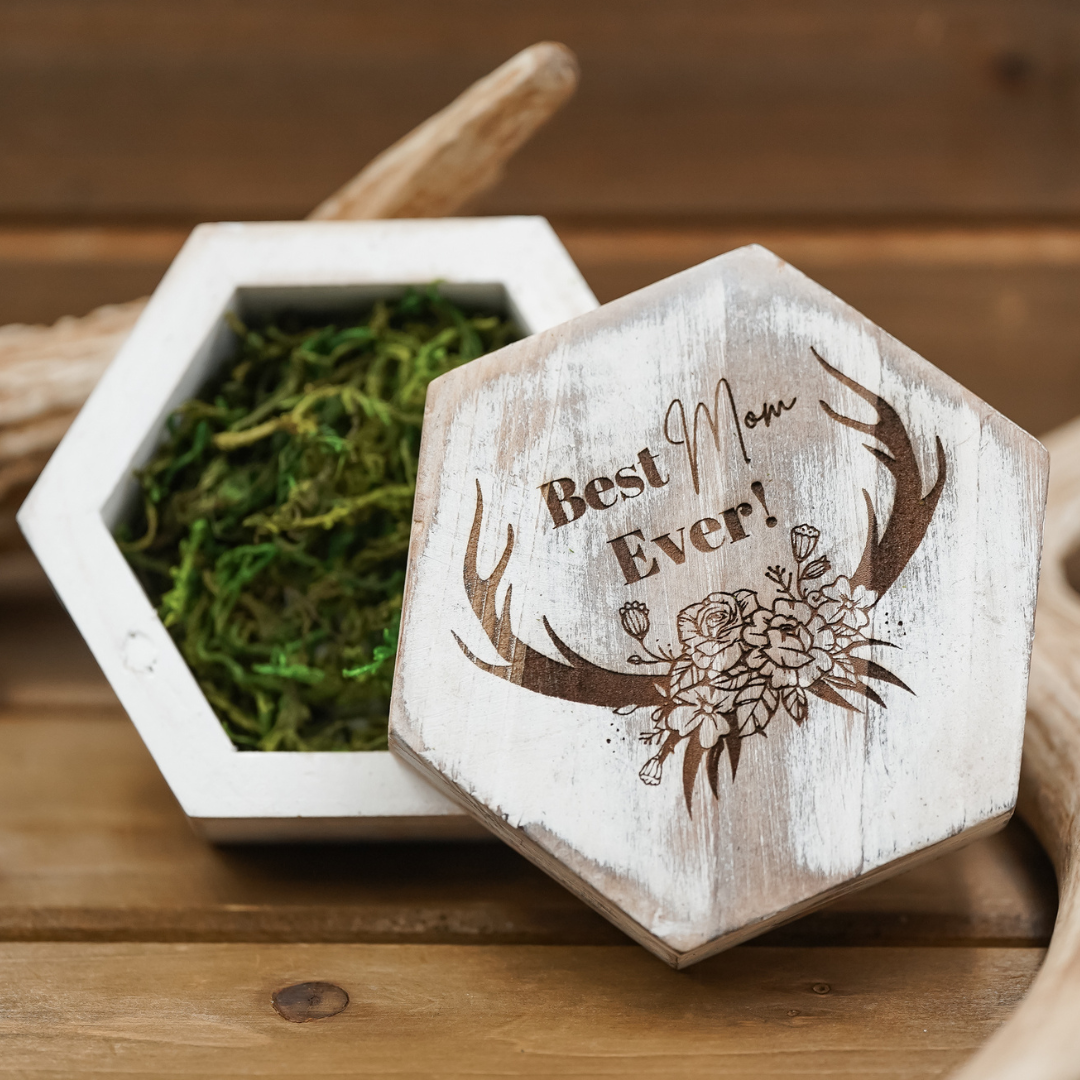 Engraved Mother's Day Cedar Wood Box