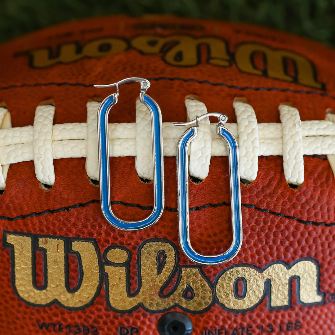 Gameday Etta Hoops | Western Engraved Hoop Earrings – AntlerRings.com