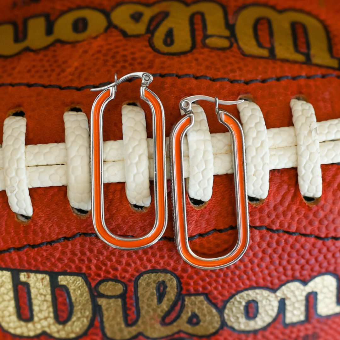 Gameday Etta Hoops | Western Engraved Hoop Earrings – AntlerRings.com