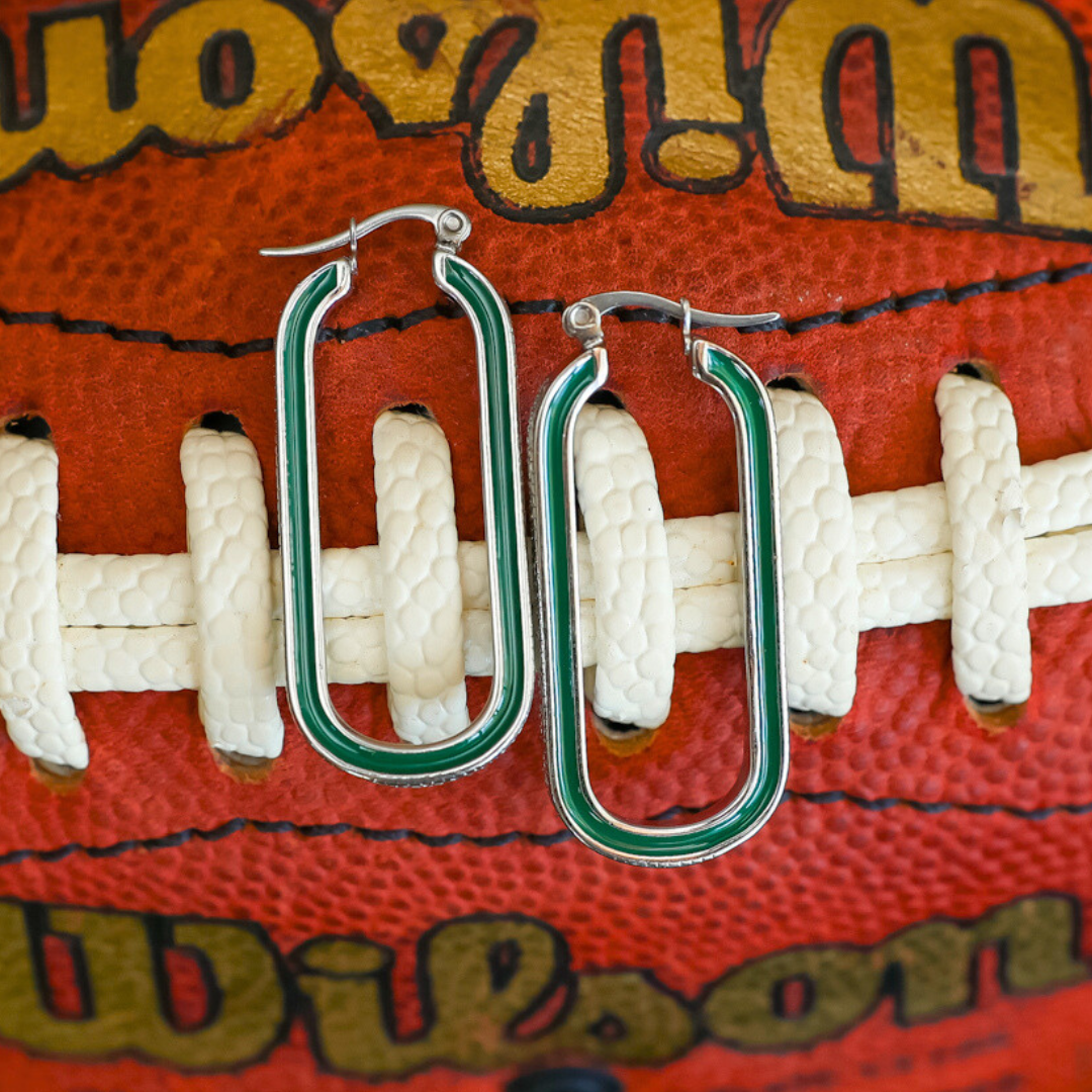 Gameday Etta Hoops | Western Engraved Hoop Earrings – AntlerRings.com
