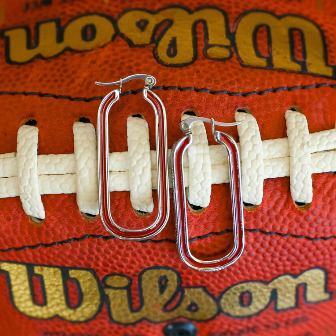Gameday Etta Hoops | Western Engraved Hoop Earrings – AntlerRings.com