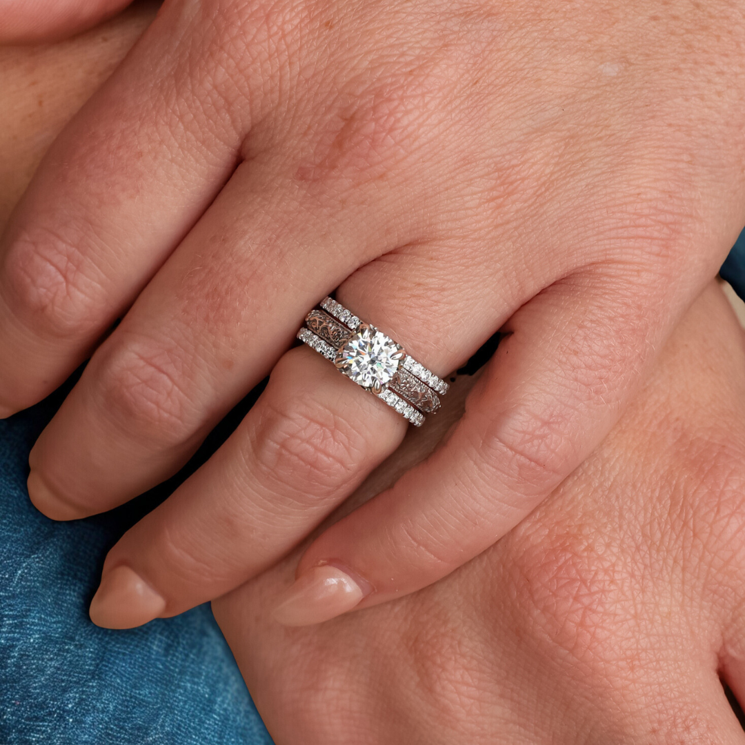 Moissanite Stacker Set for the Lux Wimberley