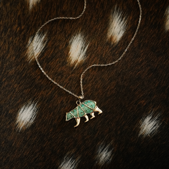 Mama Bear Necklace | Turquoise Jewelry – AntlerRings.com
