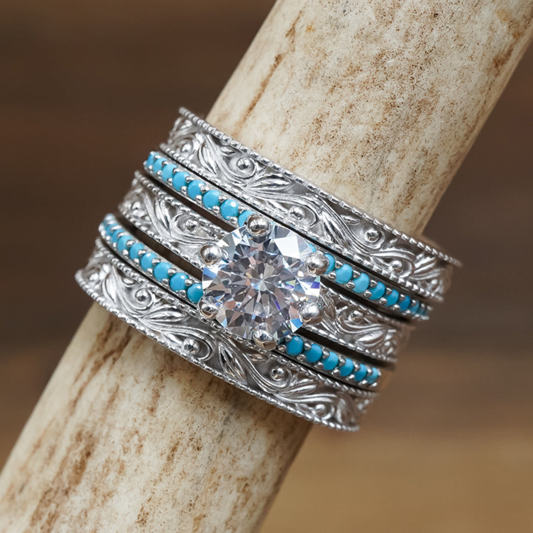 Upstead Rings The Addison Stacking Band | Western Designed Stacking Ring ...