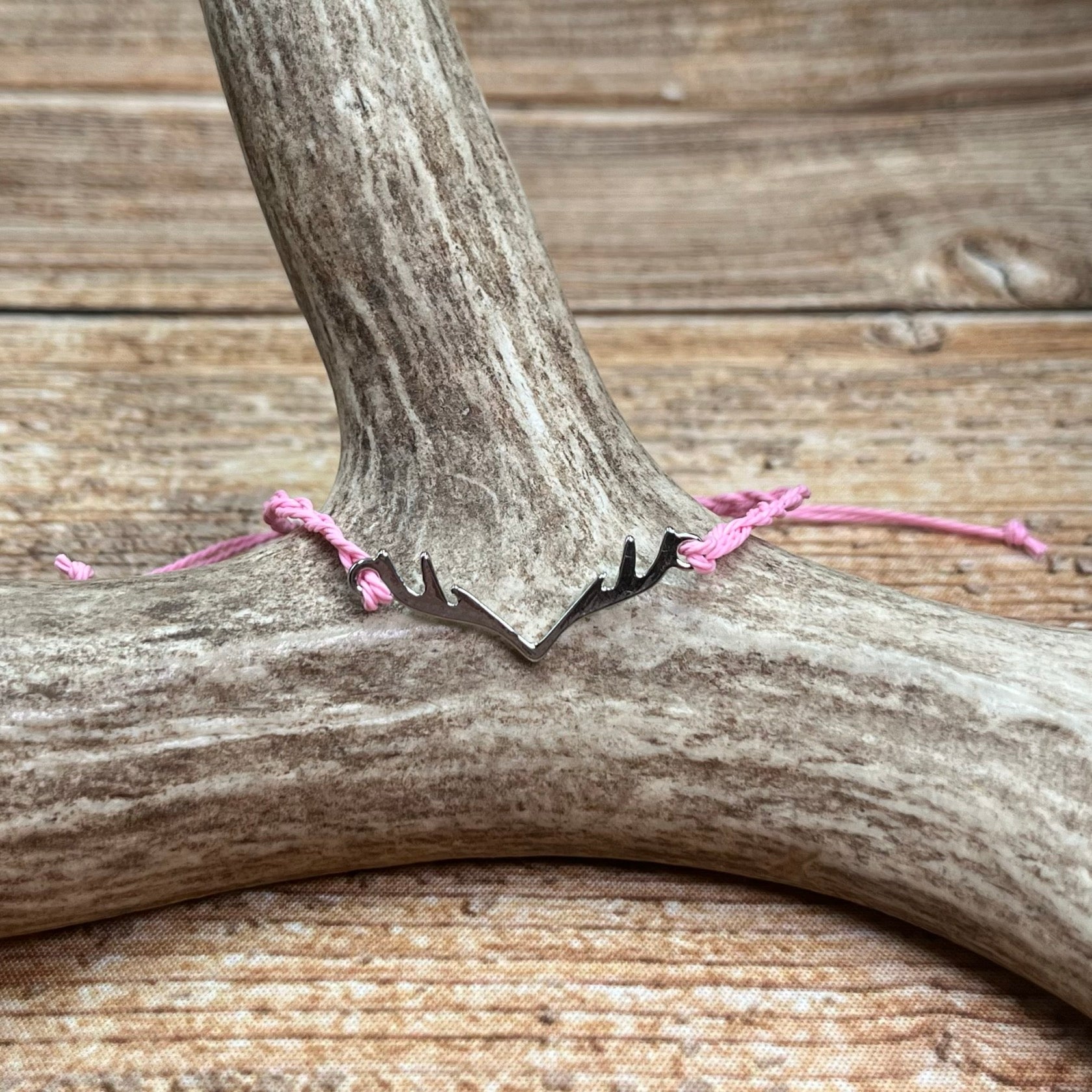 Adjustable Antler Bracelet | Women's Comfortable Hand-Woven Rope Antler ...