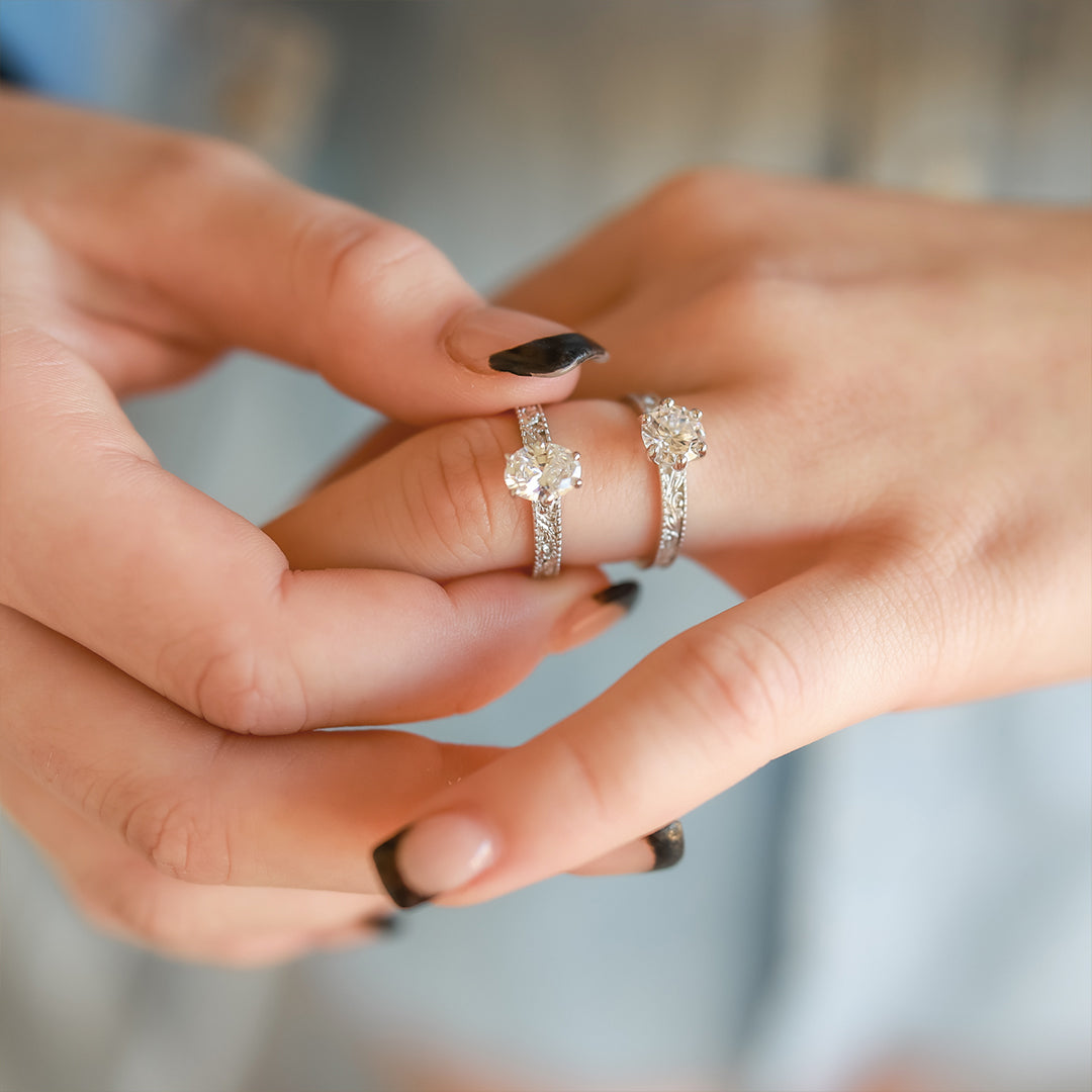 Engagement Rings Cheao The Lamesa | Classy Western Style Oval Cut Engagement Ring ...