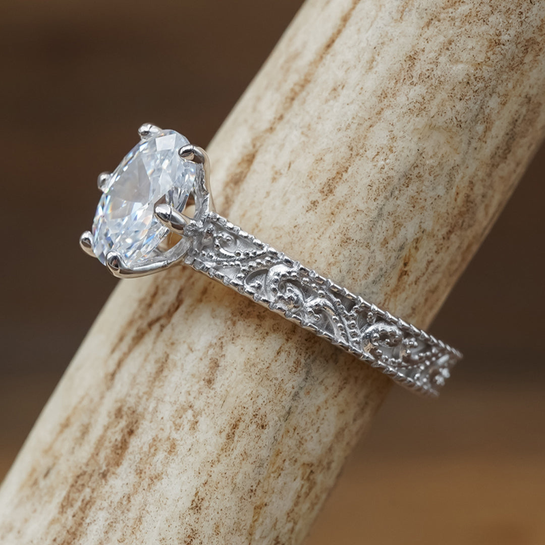 Engagement Rings Cheao The Lamesa | Classy Western Style Oval Cut Engagement Ring ...
