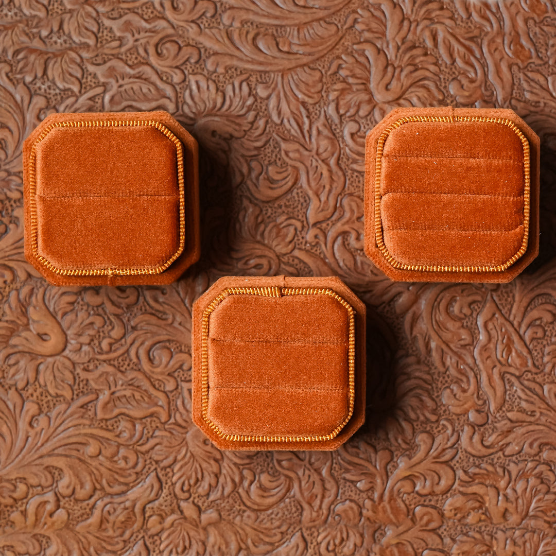 Velvet Octagon Ring Box | High Quality Multi-Color Velvet Octagon ...
