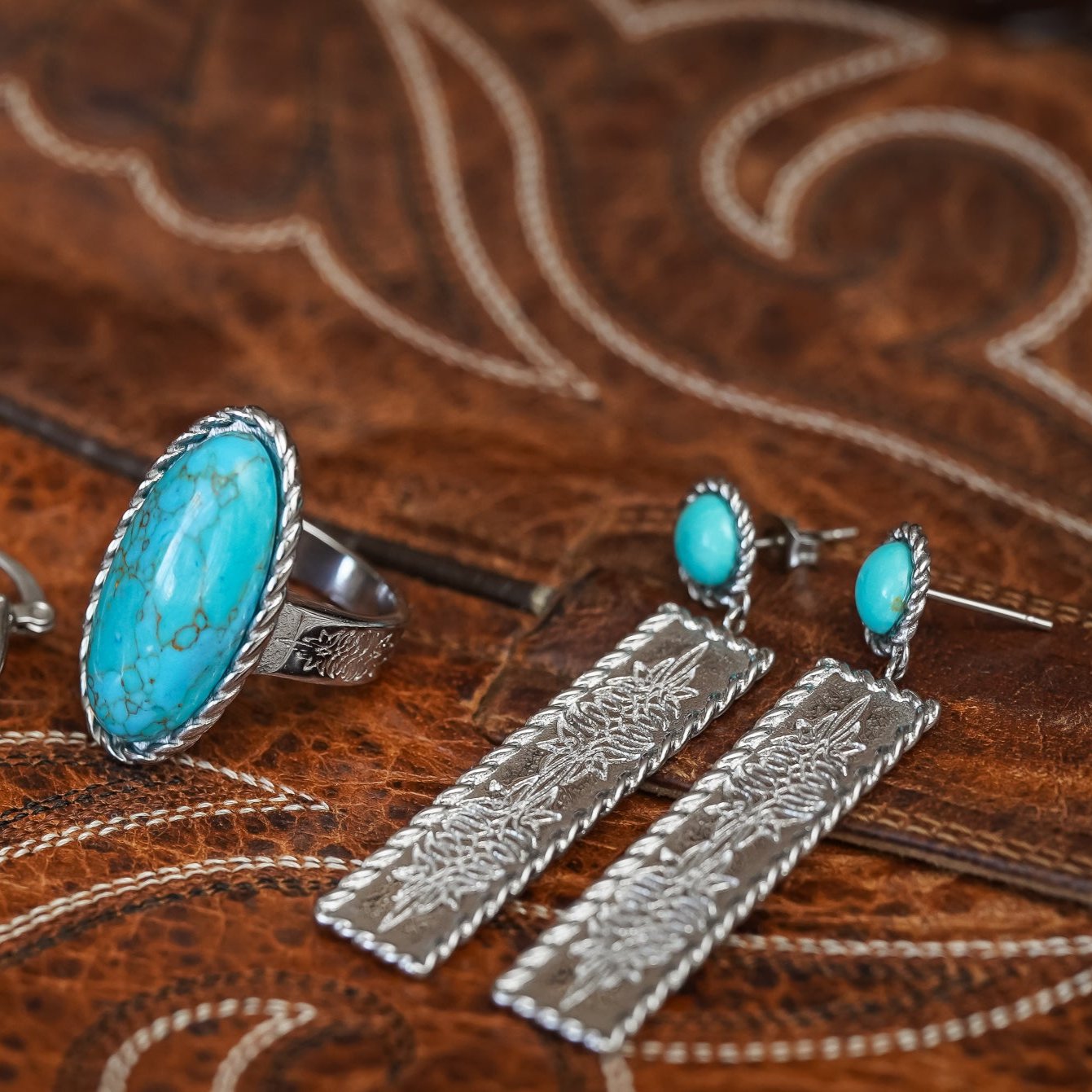 The Bootstitch Bar Earrings