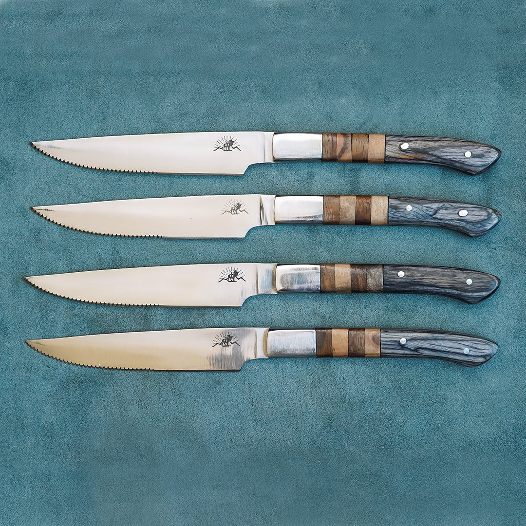 2-piece Stag Antler Outdoor Knife Set – Pro Survivals