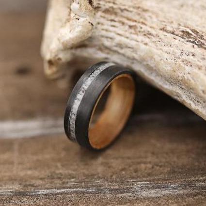 Antler Silver Ring - BearJewl Jewelry for you