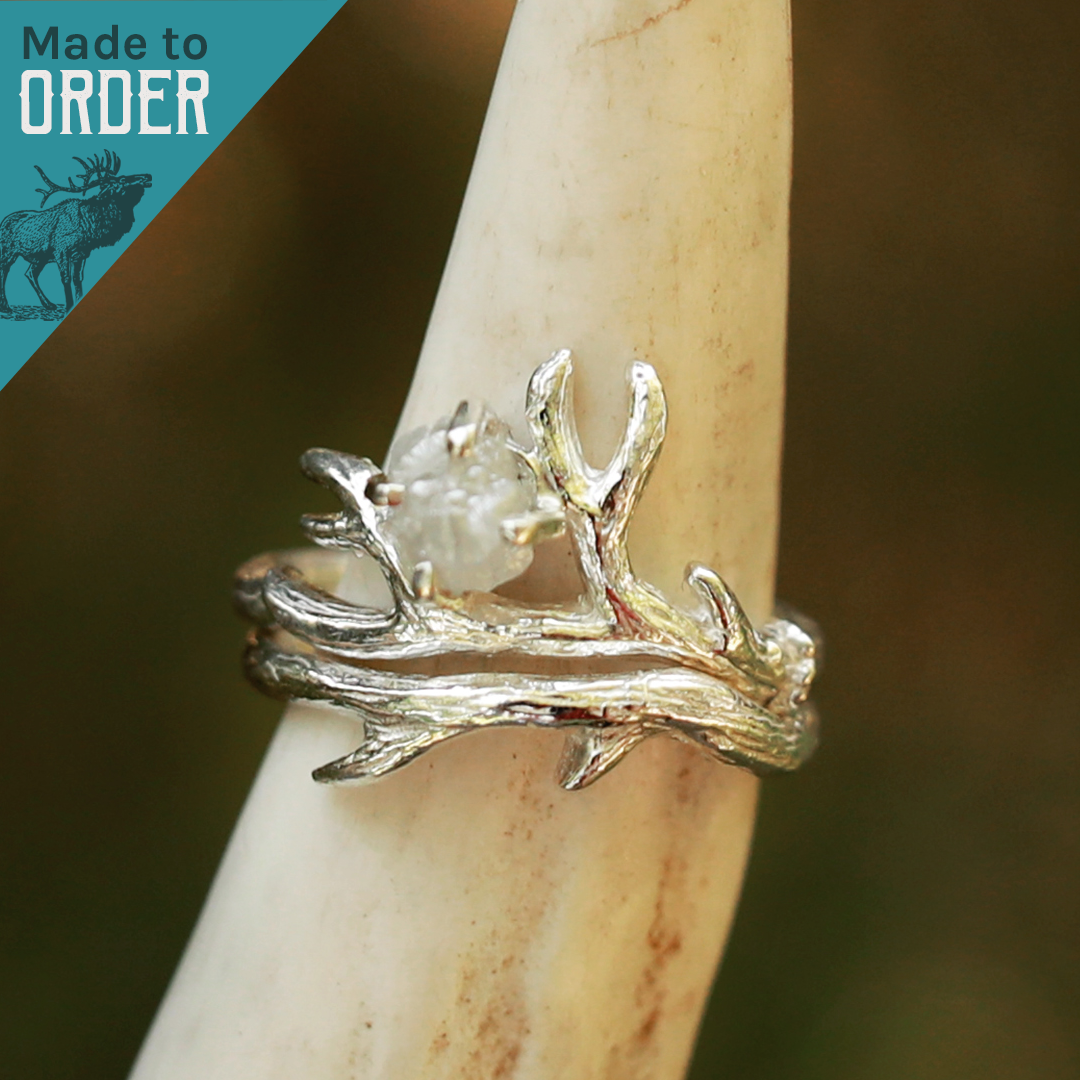 Womens antler online rings