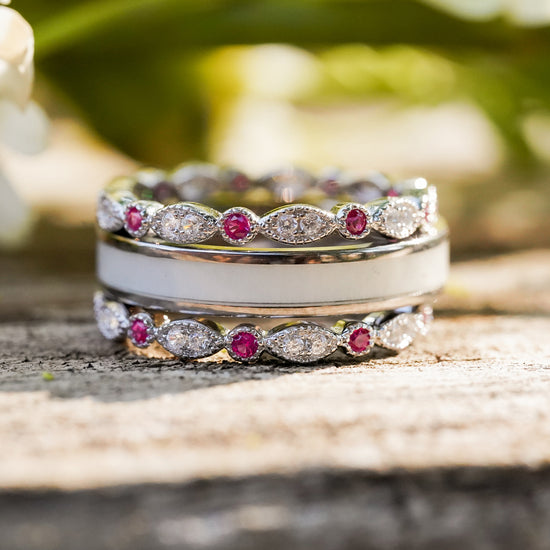 The Pink Vintage Stacking Band
