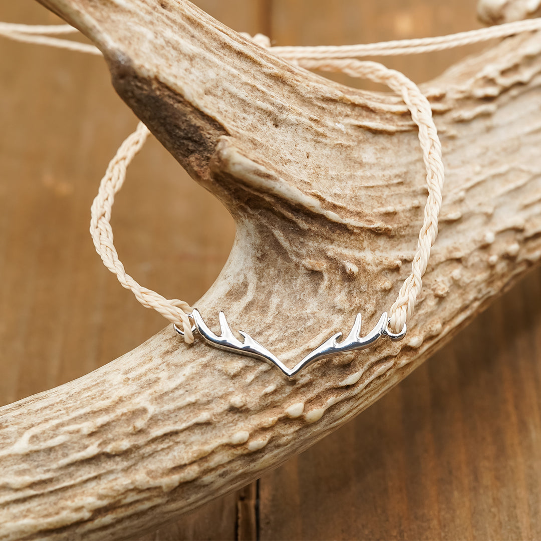 Adjustable Antler Bracelet | Women's Comfortable Hand-Woven Rope Antler ...