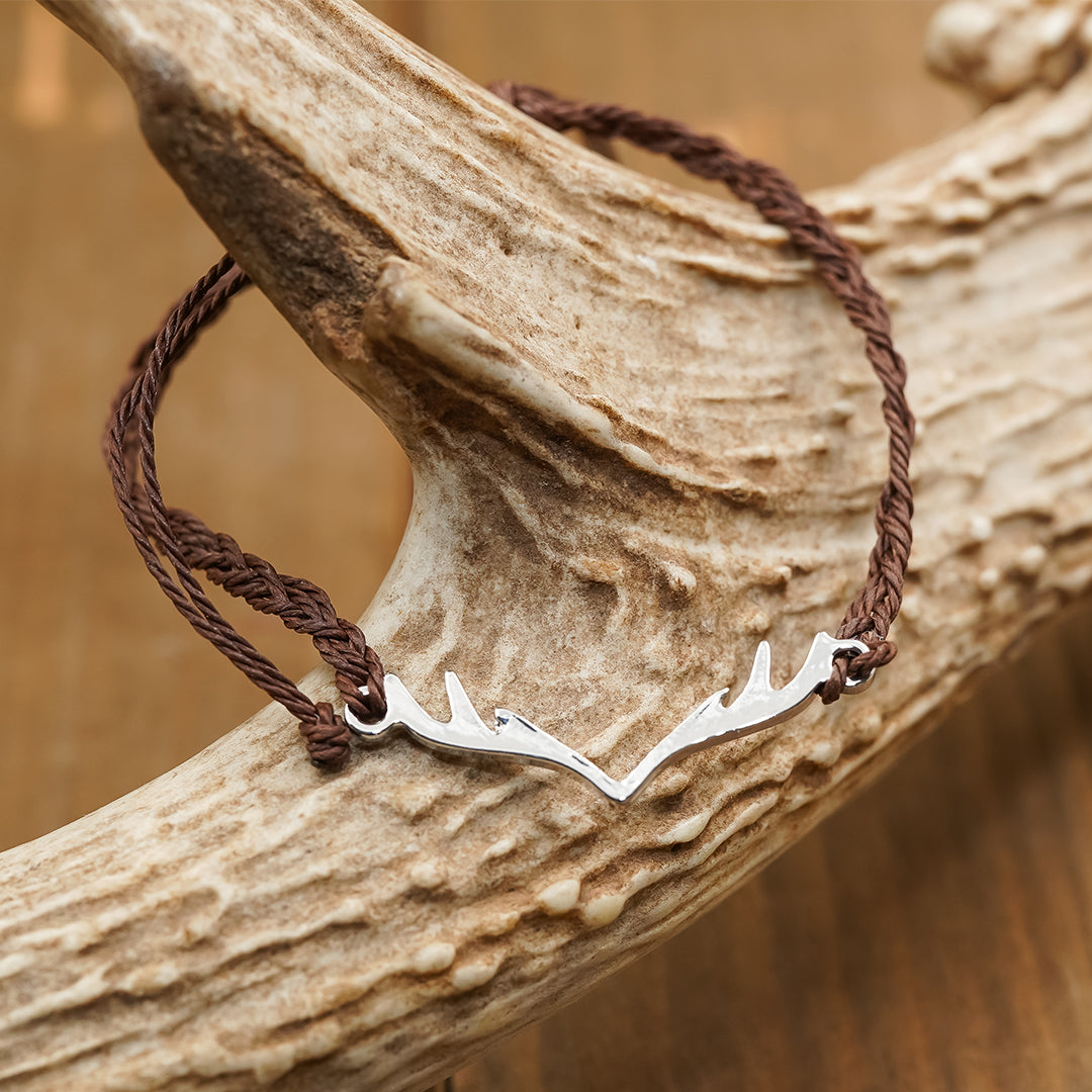 Adjustable Antler Bracelet | Women's Comfortable Hand-Woven Rope Antler ...