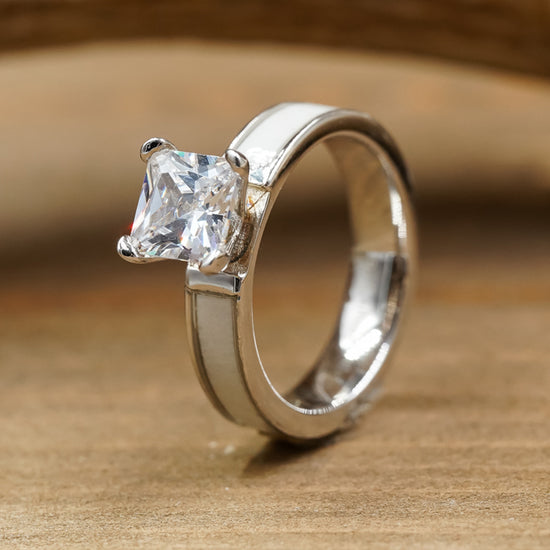 Anneau; Sterling Argent Avec Grandel Anneau; Sterling Argent Avec Grandel