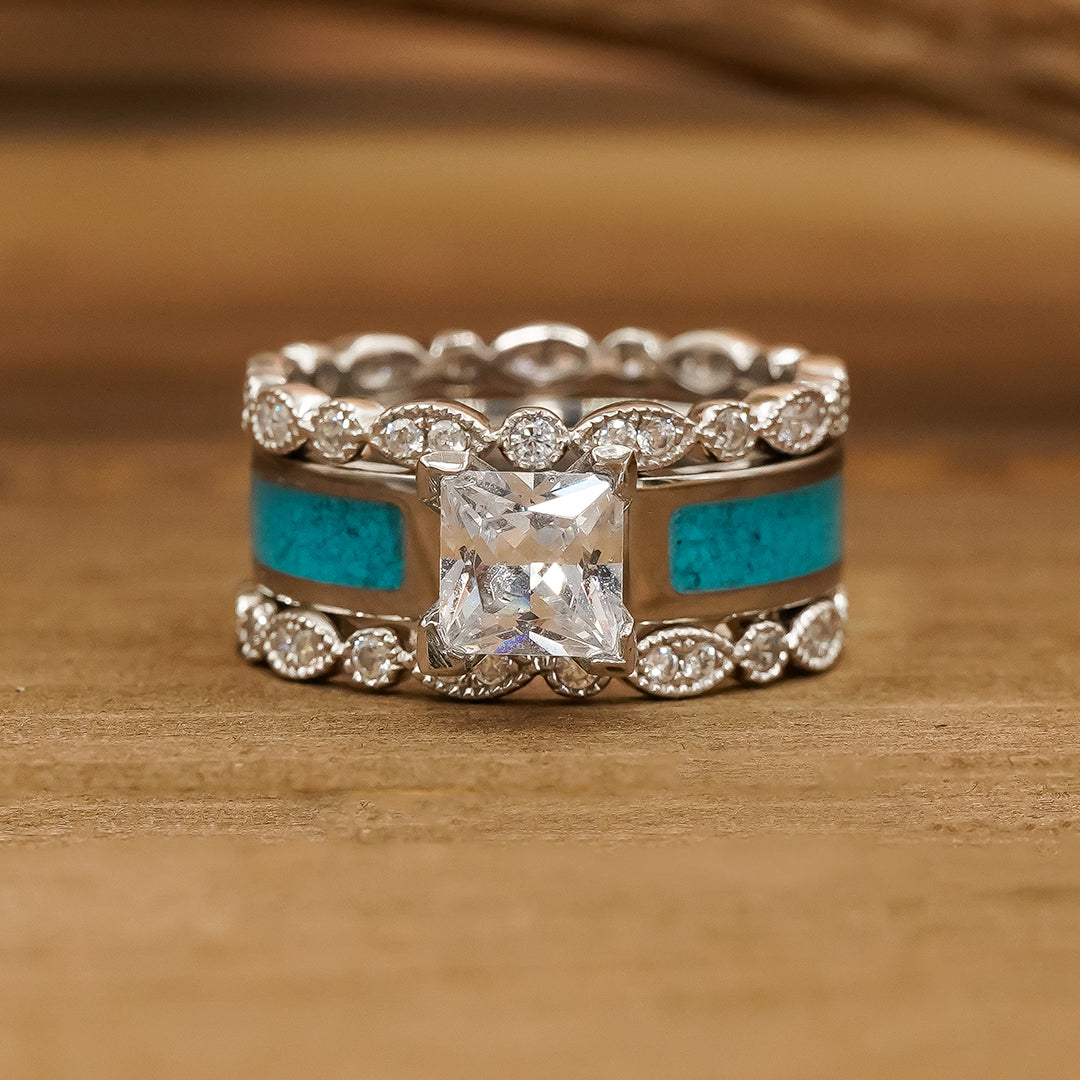 The Vintage Stacking Band | Women's Vintage Cubic Zirconium Stacking ...