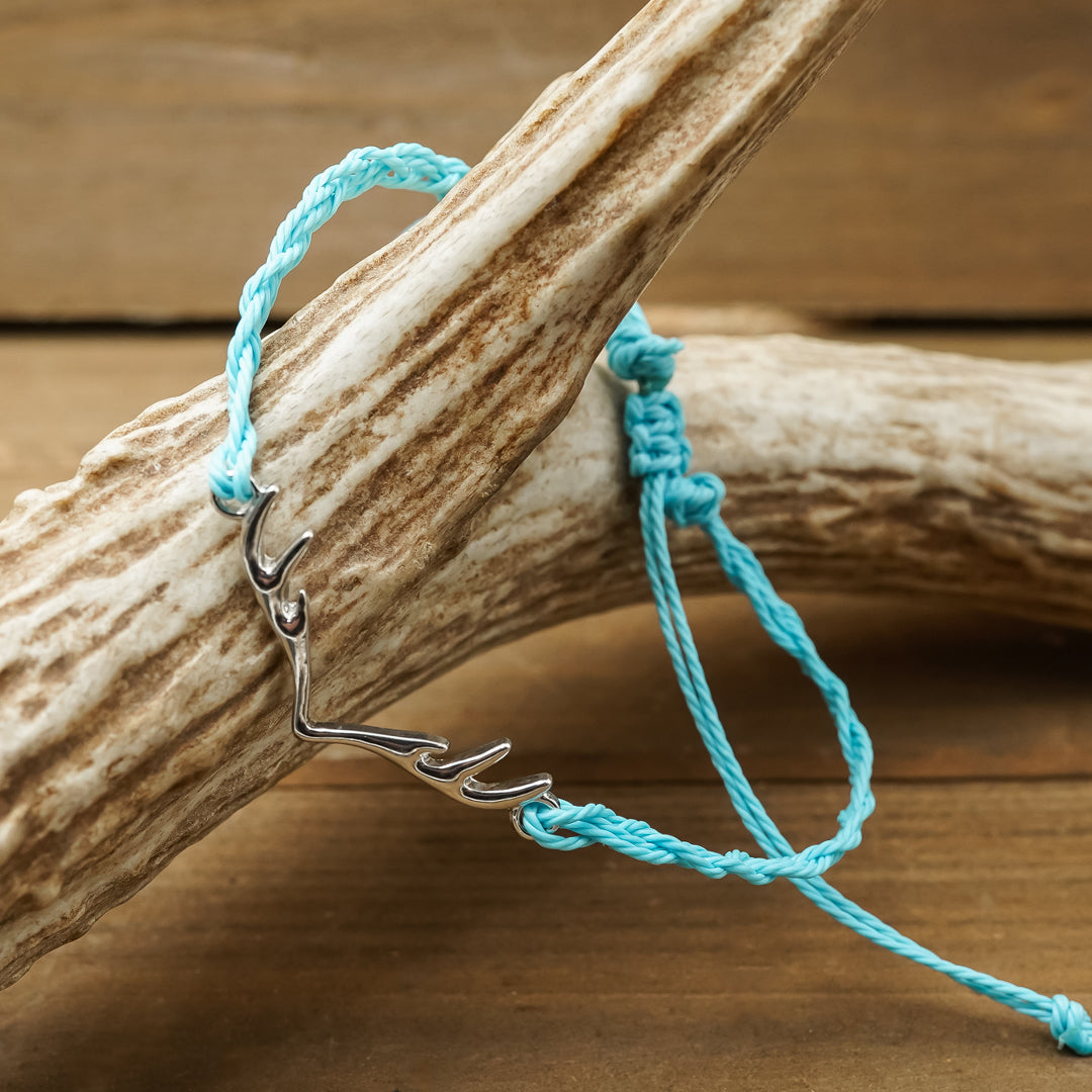 Adjustable Antler Bracelet | Women's Comfortable Hand-Woven Rope Antler ...