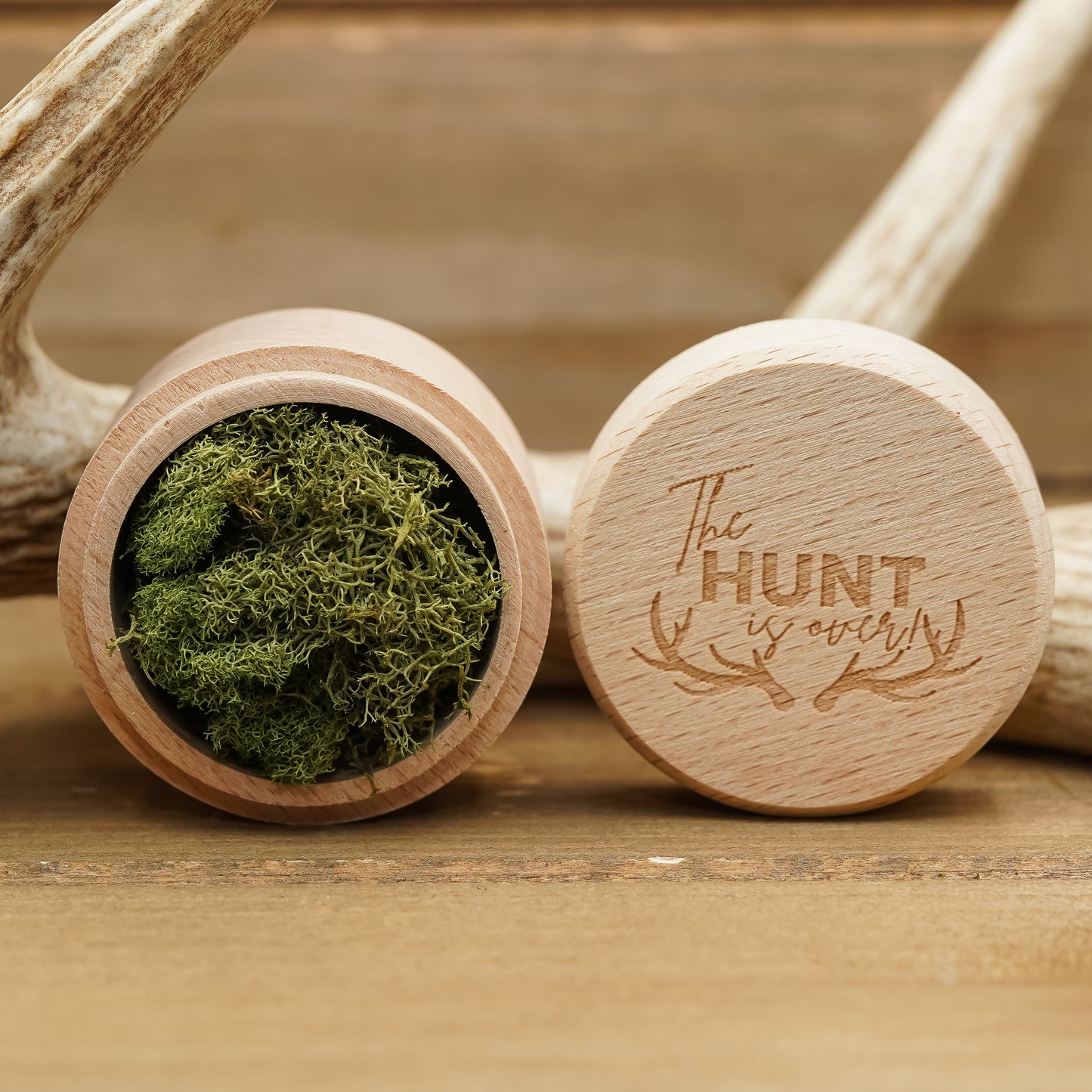 "The Hunt Is Over" Ring Box