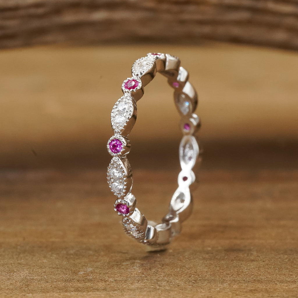 The Pink Vintage Stacking Band
